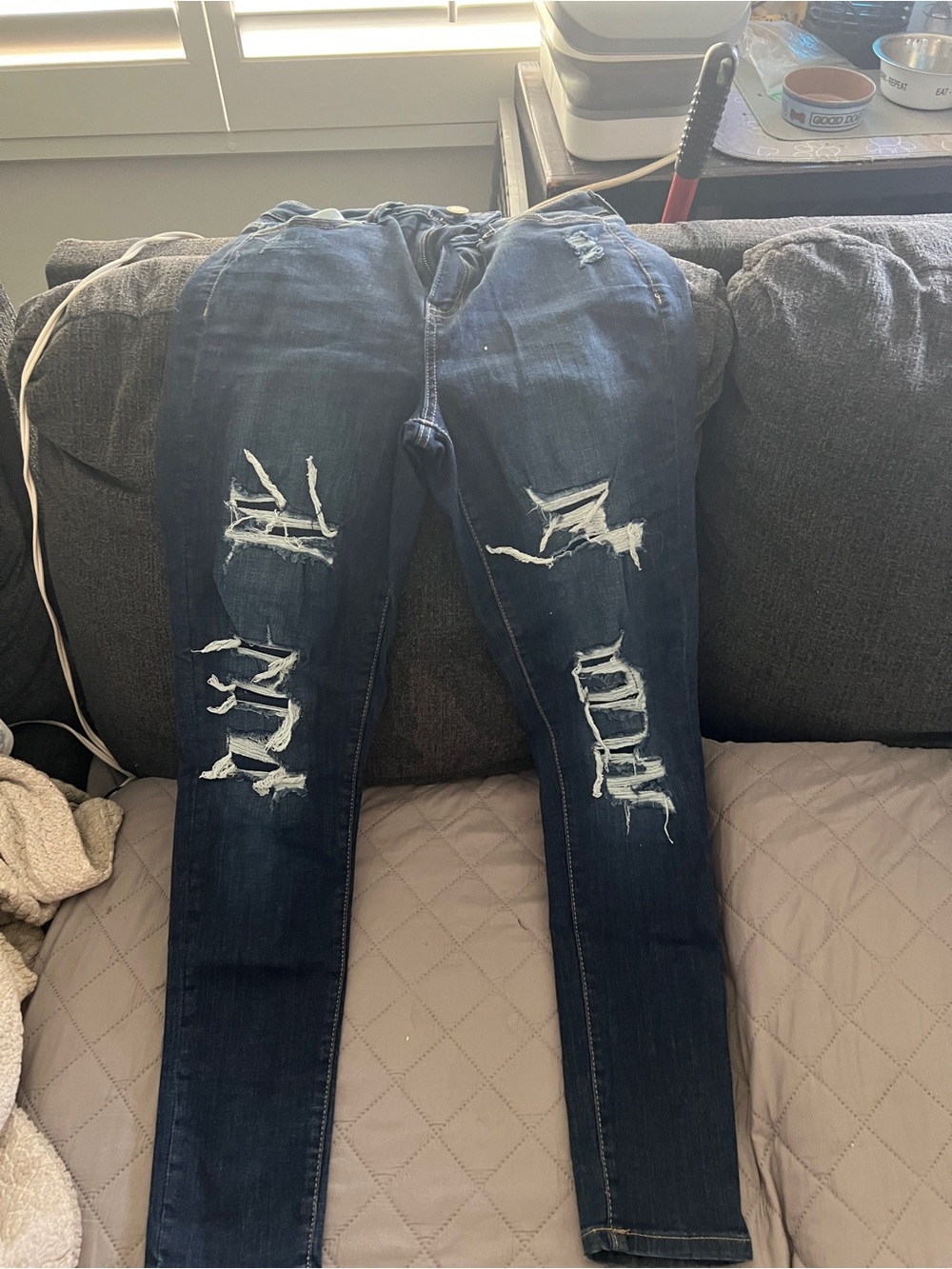 SO Dark Blue High-Rise Jeggings